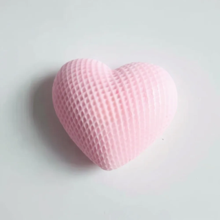 Ozdobne mydełko glicerynowe PLECIONE SERCE