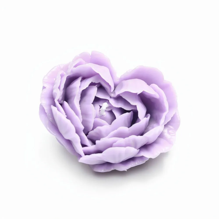 Świeca sojowa Plecione Serce – Romantyczny prezent | Laavaar