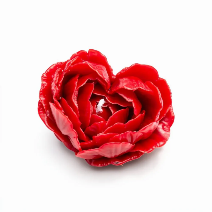 Świeca sojowa Plecione Serce – Romantyczny prezent | Laavaar