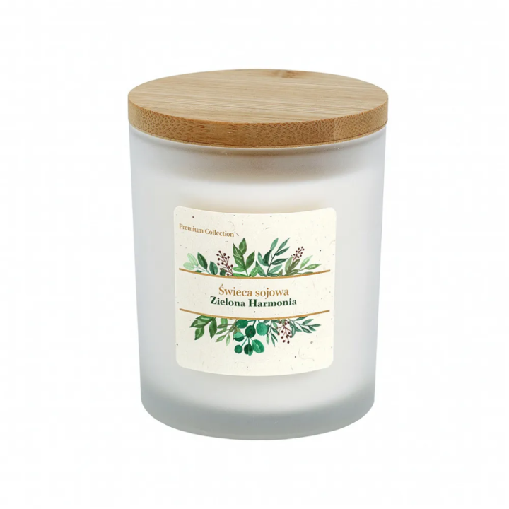 Świeca zapachowa Zielona Harmonia | Laavaar Premium