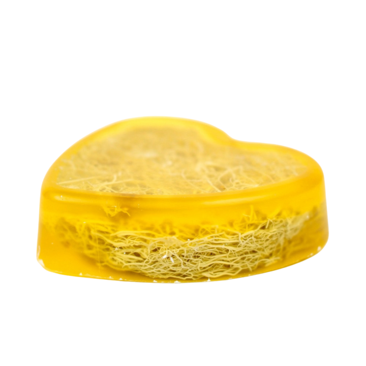 Myjka Loofah Cytrynowe Love – Peeling z cytrusowym zapachem dla energii i dobrego nastroju | Laavaar