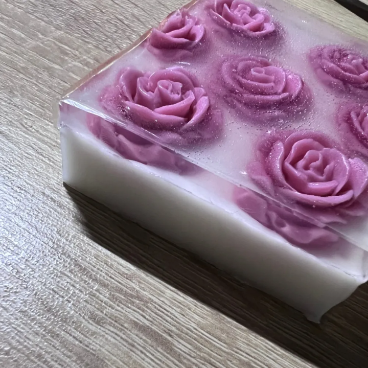 Mydełko glicerynowe RÓŻA – 250g