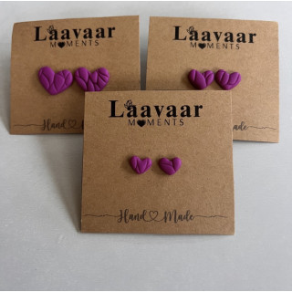 Heart Mood – kolczyki serca 3 rozmiary | 925 / stal