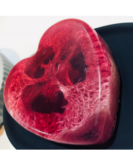 Myjka Loofah RÓŻANA