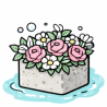 Flower boxy